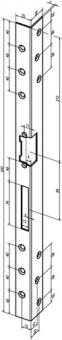 Sicherh.-Winkelschliebl.312 - 1 ST  L.500mm S.3mm VA ma DIN L ASSA ABLOY