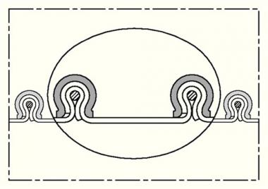 Absaugschlauch CP HiTex 480 - 3 MT  ID 125mm L.3m Rl.NORRES