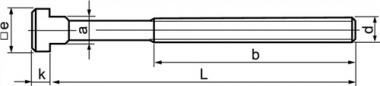 T-Nutenschraube DIN 787 T-Nut - 1 ST  10mm M10 L.63mm Gte 10.9 m.Mutter u.Scheibe AMF