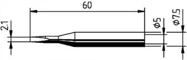 Ltspitze Serie 172 meielfrmig - 1 ST  B.3,1mm 0172 KD/SB ERSA