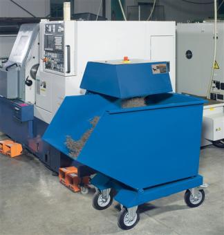 Muldenkipper Inh.800l L1458xB1105xH1099mm - 1 ST  brillantblau o.Ablasshahn
