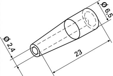 Entltspitze VAC X ESD f.Entltgert - 1 ST  Gebinde  2 St.ERSA