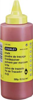 Schlagschnurkreide 115g rot - 1 ST  wasserfest,schwer lslich Ku.-Flasche STANLEY