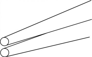 Elektronikgreifzange Gesamt-L.115mm - 1 ST  rundspitze Backen Form 3 Mehrkomp.-Hllen