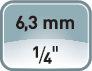 Steckschlsselsatz 40/44/17/5 - 1 ST  KN 22-tlg.1/4 Zoll SW 3,5-13mm Z.22 6KT STAHLWILLE