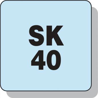 Aufnahme SK40 (DIN 69871,JIS - 1 ST  B,DIN 2080) z.Montagesystem PROMAT