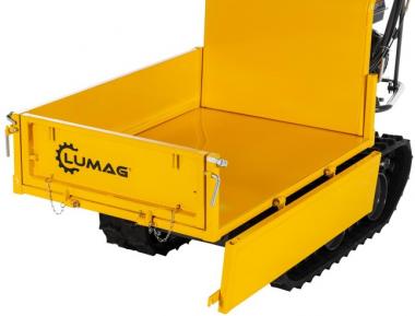 LUMAG Mini Raupendumper MD300 mit Benzinmotor - 1 Stk  Zuladung max. 300kg, mit Gasdruckfeder