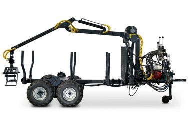 Holzrckewagen Nero HRW-1500 - 1 Stk  4,8 PS Honda Benzinmotor