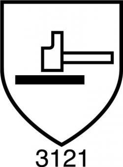 Chemiehandschuh Gr.8 schwarz - 12 PA / 10 PA  EN 388,EN 374 Kat.III