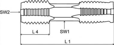 Handgewindebohrer HexTap - 1 ST  DS M12 HSSG ISO2 (6H) VLKEL