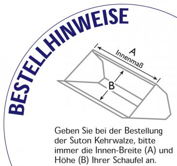 Schaufelkehrwalze - 1 Stk  fr 1.98- 2.21m Schaufelbreite
