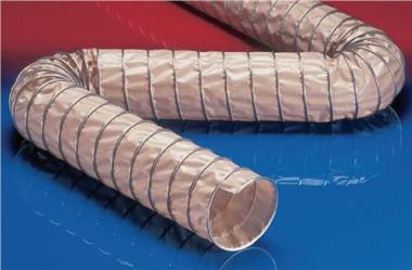 Absaug- u.Geblseschlauch - 3 MT  (FDA) CP PTFE-INOX 475 FOOD ID 150mm L.3m