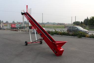 Frderband mit Rdern NT6/400-P-ET - 1 Stk  6 m, E-Motor 400 V/0,75 kW, fr Pellets / Nsse