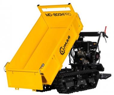 LUMAG Benzin-Raupendumper MD800HPRO - 1 Stk  mit Hydr. Kippfunktion, Zuladung max. 800kg