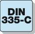 Kegelsenker DIN 335C 90Grad - 1 ST  D.6,3mm HSS TiN Z.3 RUKO