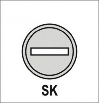 Kurzschildpaar 202KP Alu.F1 - 1 PA  SK/OL HOPPE