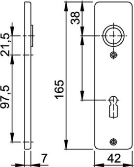 Kurzschildpaar 202KP Alu.F1 - 1 PA  BB HOPPE