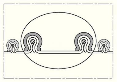 Absaug- u.Geblseschlauch - 3 MT  CP VITON 459 EC ID 125mm L.3m Rl.NORRES