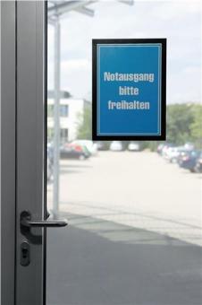 Magnetrahmen DIN A4 schwarz - 1 KT  selbstklebende Rckenfolie 2 St./VE DURABLE