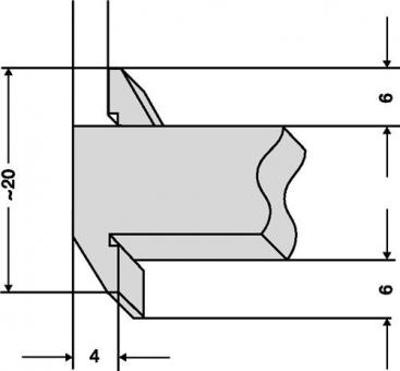 Tiefenmessschieber 200mm - 1 ST  abg.Schiene 8x3mm H.PREISSER