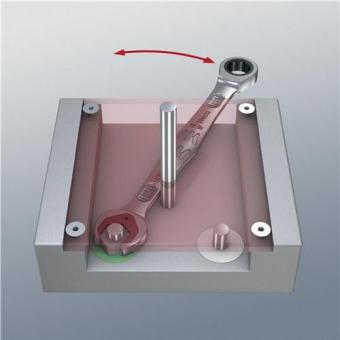 Maulringratschenschlssel - 1 ST  Joker SW 19mm L.246mm ger.WERA
