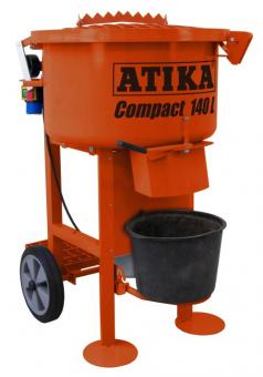 Zwangsmischer ATIKA Compact 140 (VDE) - 1 ST  140 l, Elektromotor 2300 W