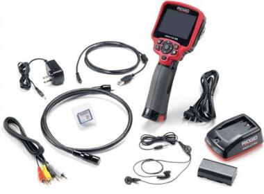 Inspektionskamera micro CA-350 - 1 ST  3,5 Zoll 640x480 17mm LED 4 Kabel-L.900mm RIDGID