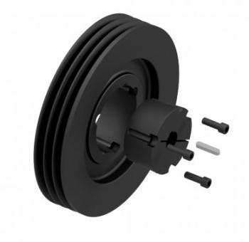 Schwungrad/Riemenrad  360 mm, 40 kg - 1 Stk  fr Holzhacker