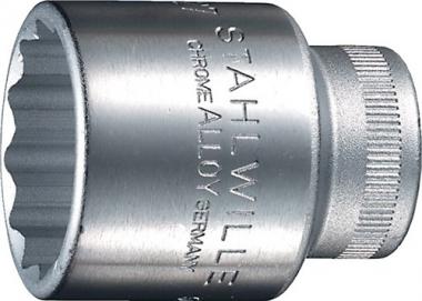 Steckschlsseleinsatz 50 - 1 ST  1/2 Zoll 12-kant SW 16mm L.38mm STAHLWILLE