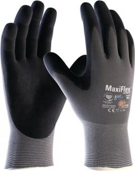 Handschuhe MaxiFlex Ultimate - 12 PA  AD-APT 42-874 Gr.8 grau/schwarz Nyl. EN 388 Kat.II