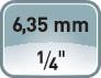 Runddse Gr. 1/4  D.3mm - 1 BT  Btl. m. 4 St. Loc-Line