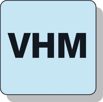 Einzahnfrser Typ W D.8mm - 1 ST  VHM 25Grad HA Z.1 lang PROMAT