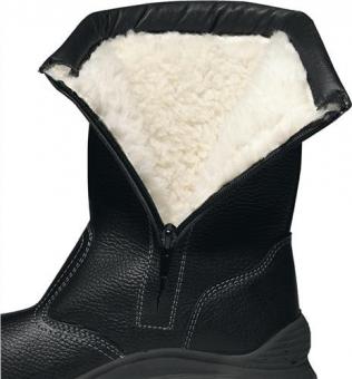 Sicherheitswinterstiefel Siberian - 1 PA  Gr.42 schwarz Leder S3 SRC CI EN20345 U.POWER