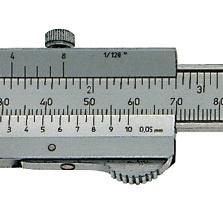 Taschenmessschieber DIN 862 - 1 ST  DUO-FIX 150mm Schr./Momentf.eck.H.PREISSER