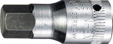 Steckschlsseleinsatz 44 - 1 ST  K 1/4 Zoll Innen-6-kant 8mm L.28mm STAHLWILLE