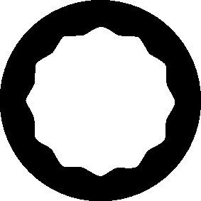 Steckschlsseleinsatz D32 - 1 ST  3/4 Zoll 12-kant SW 55mm L.68,5mm GEDORE