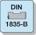 Schaftfrser DIN 844 Typ NR D.6mm - 1 ST  Einsatz-L.19mm HSS-Co5 TiCN Weldon Z.3 kurz PR