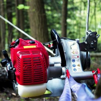Portable Winch Spillwinde PCW 4500 - 1 Stk  max. Zugkraft 1200 kg, 2-Takt-Benzinmotor, Seilbremse