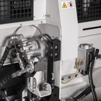 LUMAG Hydr. Sgespaltmaschine - 1 Stk  inkl. Zufhrfrderband, E-Motor