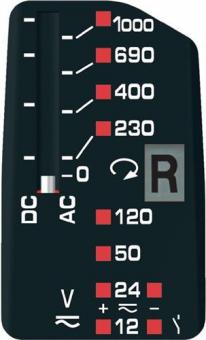 Spannungsprfer DUSPOL analog - 1 ST  12-1000 V AC/DC zweipolig BENNING