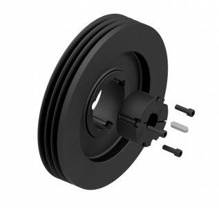 Schwungrad/Riemenrad  420 mm, 55 kg - 1 Stk  fr Holzhacker