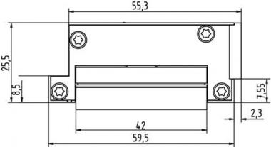 Elektrotrffner A5010--A - 1 ST  6-24 V AC/DC Kompakt DIN L/R FaFix GEZE