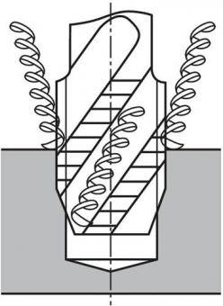 Maschinengewindebohrer DIN - 1 ST  5156C VA G 5/8 Zollx14 HSS-Co vapor.ISO 228 PROMAT