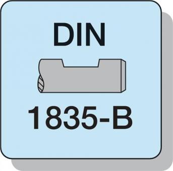 Bohrnutenfrser DIN 327D - 1 ST  Typ N D.8mm HSS-Co8 TiCN Weldon Z.2 kurz PROMAT