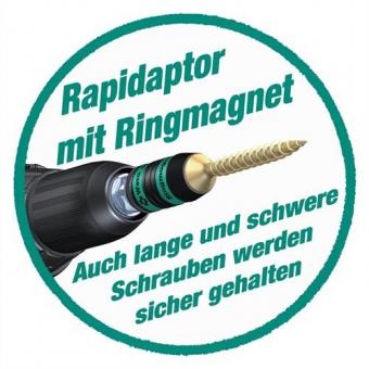 Bithalter 887/4 RR Rapidaptor - 1 ST  1/4 Zoll F 6,3 1/4 Zoll C 6,3+E 6,3 SWF