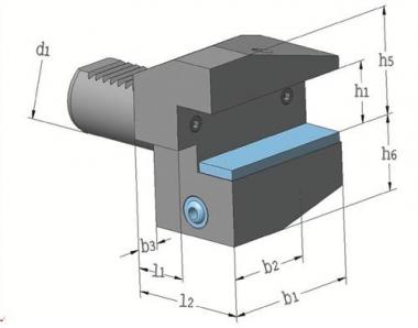 Radialwerkzeughalter B4 DIN - 1 ST  69880 VDI40 li.berkopf PROMAT