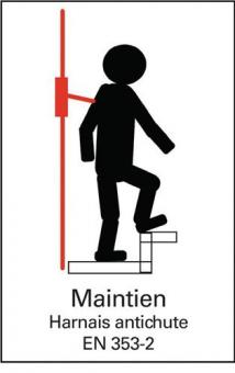 Sicherheitsset EN361,EN353-2,EN354+795 - 1 ST  Kl.B 4-teilig MAS