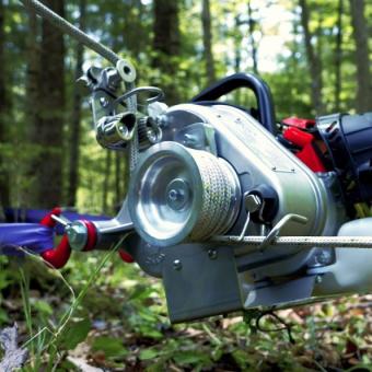 Portable Winch Spillwinde PCW 4500 - 1 Stk  max. Zugkraft 1200 kg, 2-Takt-Benzinmotor, Seilbremse