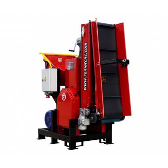 REMET RPE-200 Rollenhacker PROFESSIONAL - 1 Stk  22 kW E-Motor, 6 Messer, Frderband 4m