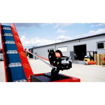 REMET RPS-120 Rollenhacker, 23 PS Benzinmotor - 1 Stk  6 Messer, 3m Frderband, 360 Drehkranz